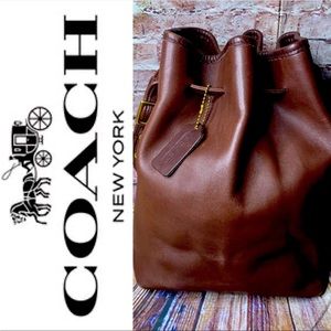 COACH LEGACY CHOCOLATE BROWN BAG